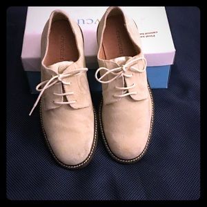 J Crew - Crew Cuts - off white suede Bucks